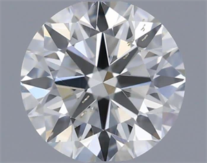 Picture of Natural Diamond 0.40 Carats, Round with Excellent Cut, G Color, SI1 Clarity and Certified by IGI