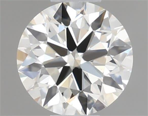 Picture of Natural Diamond 0.40 Carats, Round with Excellent Cut, H Color, VS1 Clarity and Certified by IGI