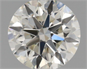 Natural Diamond 0.40 Carats, Round with Excellent Cut, H Color, VS1 Clarity and Certified by IGI