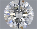 Natural Diamond 0.40 Carats, Round with Excellent Cut, H Color, VS2 Clarity and Certified by IGI