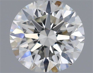 Picture of Natural Diamond 0.40 Carats, Round with Excellent Cut, H Color, VS2 Clarity and Certified by IGI