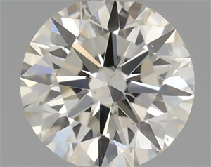 Picture of Natural Diamond 0.40 Carats, Round with Excellent Cut, H Color, VS2 Clarity and Certified by IGI