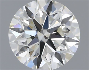 Picture of Natural Diamond 0.41 Carats, Round with Excellent Cut, H Color, VS1 Clarity and Certified by IGI