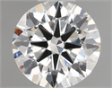 Natural Diamond 0.41 Carats, Round with Excellent Cut, H Color, VS1 Clarity and Certified by IGI