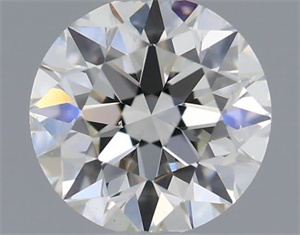 Picture of Natural Diamond 0.40 Carats, Round with Excellent Cut, H Color, VS2 Clarity and Certified by IGI