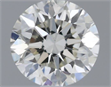 Natural Diamond 0.45 Carats, Round with Excellent Cut, H Color, VS2 Clarity and Certified by IGI