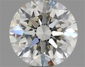 Picture of Natural Diamond 0.41 Carats, Round with Excellent Cut, H Color, VS1 Clarity and Certified by IGI