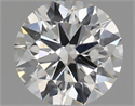 Natural Diamond 0.40 Carats, Round with Excellent Cut, H Color, VS2 Clarity and Certified by IGI