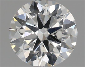 Picture of Natural Diamond 0.40 Carats, Round with Excellent Cut, H Color, VS2 Clarity and Certified by IGI