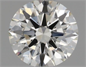 Natural Diamond 0.40 Carats, Round with Excellent Cut, H Color, VS1 Clarity and Certified by IGI