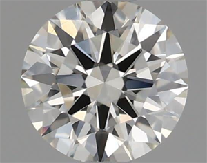 Picture of Natural Diamond 0.40 Carats, Round with Excellent Cut, H Color, VS1 Clarity and Certified by IGI