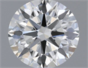 Natural Diamond 0.41 Carats, Round with Excellent Cut, H Color, VS2 Clarity and Certified by IGI