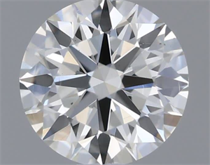 Picture of Natural Diamond 0.41 Carats, Round with Excellent Cut, H Color, VS2 Clarity and Certified by IGI