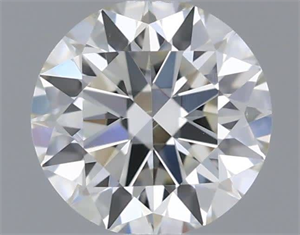 Picture of Natural Diamond 0.40 Carats, Round with Excellent Cut, H Color, VS1 Clarity and Certified by IGI