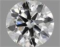 Natural Diamond 0.40 Carats, Round with Excellent Cut, H Color, VS2 Clarity and Certified by IGI