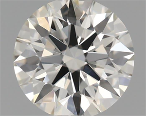 Picture of Natural Diamond 0.43 Carats, Round with Excellent Cut, H Color, VS1 Clarity and Certified by IGI