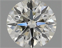 Natural Diamond 0.41 Carats, Round with Excellent Cut, H Color, VS1 Clarity and Certified by IGI