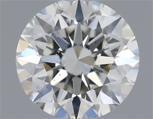 Picture of Natural Diamond 0.40 Carats, Round with Excellent Cut, H Color, VS2 Clarity and Certified by IGI