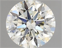 Natural Diamond 0.43 Carats, Round with Excellent Cut, I Color, VS2 Clarity and Certified by IGI