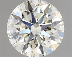 Picture of Natural Diamond 0.43 Carats, Round with Excellent Cut, I Color, VS2 Clarity and Certified by IGI