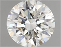 Natural Diamond 0.44 Carats, Round with Excellent Cut, H Color, VS1 Clarity and Certified by IGI