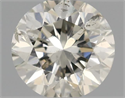 Natural Diamond 0.40 Carats, Round with Good Cut, H Color, SI2 Clarity and Certified by IGI