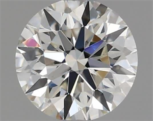 Picture of Natural Diamond 0.40 Carats, Round with Excellent Cut, H Color, VS2 Clarity and Certified by IGI