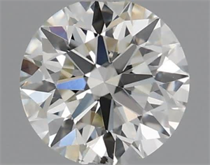 Picture of Natural Diamond 0.40 Carats, Round with Excellent Cut, H Color, VS2 Clarity and Certified by IGI