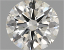 Natural Diamond 0.41 Carats, Round with Excellent Cut, H Color, VS2 Clarity and Certified by IGI