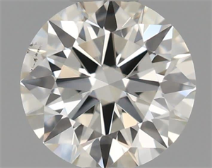 Picture of Natural Diamond 0.41 Carats, Round with Excellent Cut, H Color, VS2 Clarity and Certified by IGI