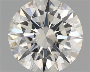 Picture of Natural Diamond 0.43 Carats, Round with Excellent Cut, H Color, VS1 Clarity and Certified by IGI