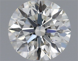 Picture of Natural Diamond 0.40 Carats, Round with Excellent Cut, H Color, VS2 Clarity and Certified by IGI