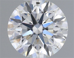 Picture of Natural Diamond 0.40 Carats, Round with Excellent Cut, G Color, SI1 Clarity and Certified by IGI