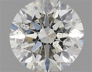 Picture of Natural Diamond 0.40 Carats, Round with Very Good Cut, H Color, SI1 Clarity and Certified by IGI