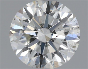 Picture of Natural Diamond 0.41 Carats, Round with Excellent Cut, H Color, SI1 Clarity and Certified by IGI