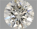 Natural Diamond 0.40 Carats, Round with Excellent Cut, H Color, SI1 Clarity and Certified by IGI