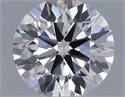 Natural Diamond 0.54 Carats, Round with Excellent Cut, H Color, VS1 Clarity and Certified by IGI