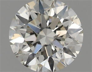 Picture of Natural Diamond 0.40 Carats, Round with Very Good Cut, H Color, SI1 Clarity and Certified by IGI