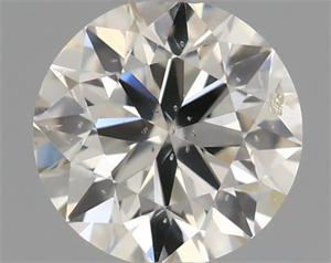 Picture of Natural Diamond 0.40 Carats, Round with Very Good Cut, H Color, SI1 Clarity and Certified by IGI