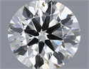 Natural Diamond 0.40 Carats, Round with Very Good Cut, H Color, SI1 Clarity and Certified by IGI