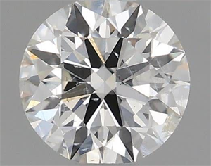 Picture of Natural Diamond 0.42 Carats, Round with Excellent Cut, G Color, SI2 Clarity and Certified by IGI