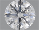 Natural Diamond 0.55 Carats, Round with Excellent Cut, E Color, SI2 Clarity and Certified by IGI