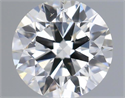 Natural Diamond 0.50 Carats, Round with Excellent Cut, G Color, SI1 Clarity and Certified by IGI