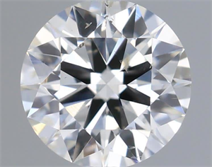 Picture of Natural Diamond 0.50 Carats, Round with Excellent Cut, G Color, SI1 Clarity and Certified by IGI