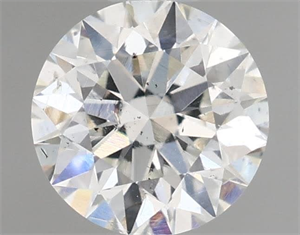 Picture of Natural Diamond 0.58 Carats, Round with Excellent Cut, G Color, SI1 Clarity and Certified by IGI