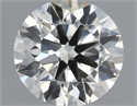 Natural Diamond 0.56 Carats, Round with Excellent Cut, I Color, VVS1 Clarity and Certified by IGI