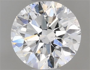 Picture of Natural Diamond 0.50 Carats, Round with Very Good Cut, E Color, SI1 Clarity and Certified by IGI