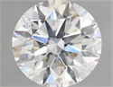 Natural Diamond 0.50 Carats, Round with Very Good Cut, G Color, SI1 Clarity and Certified by IGI