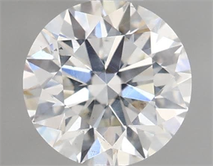 Picture of Natural Diamond 0.50 Carats, Round with Very Good Cut, G Color, SI1 Clarity and Certified by IGI