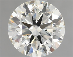 Picture of Natural Diamond 0.70 Carats, Round with Very Good Cut, J Color, SI1 Clarity and Certified by IGI